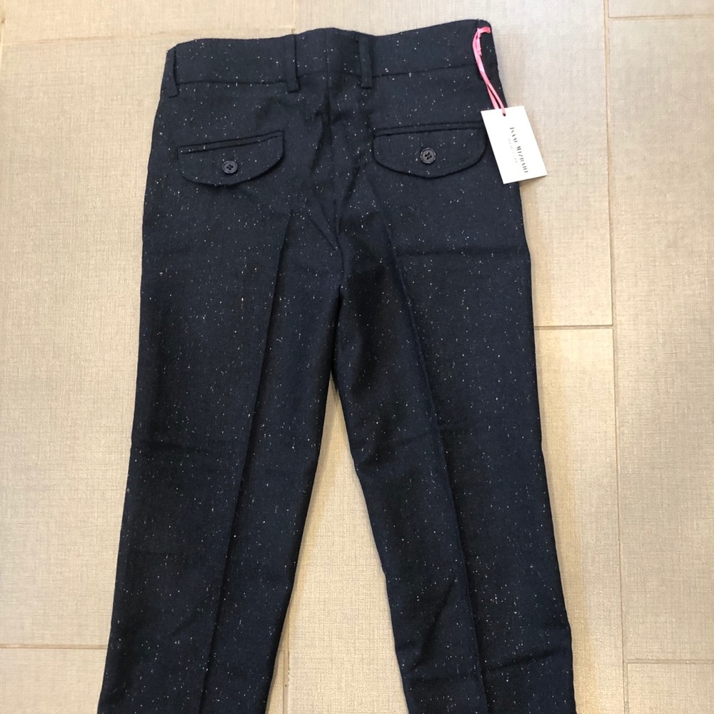 Isaac Mizrahi Boys Splashed Wool Dress Pants
